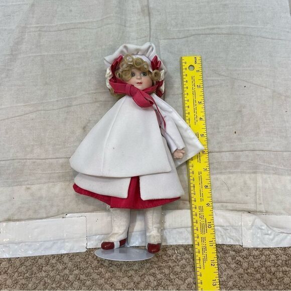 The‎ Hamilton Collection Holly Porcelain Doll Appr 10” Tall - Picture 8 of 8